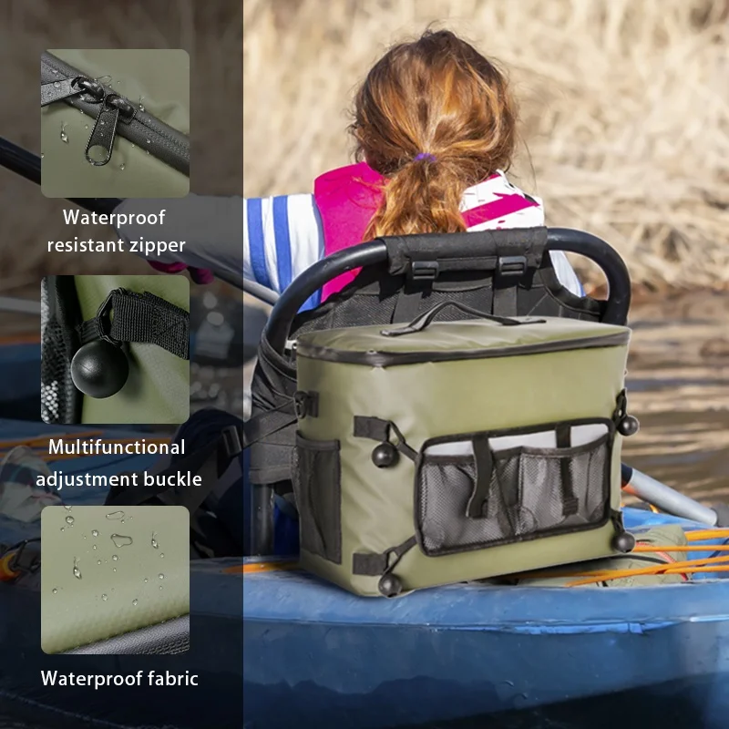 PVC TPU Soft Sided Insulated Cooler Backpack Bag Portable Beach Cooler Box Paddle Board Cooler Bags