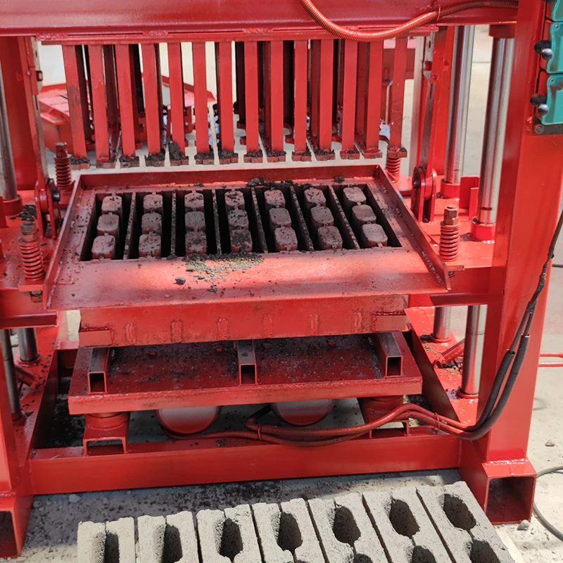 Small portable mobile solid cement limestone clay brick small hollow brick making machine cheap