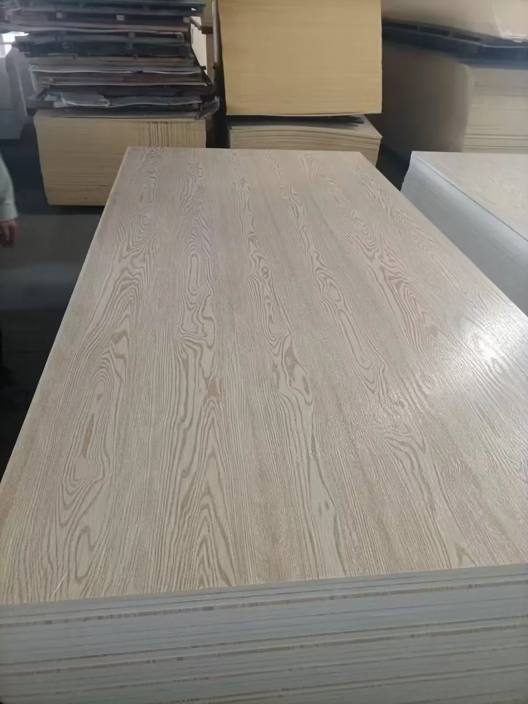 5-18mm pvc foam board PVC and melamain  film for furniture construction