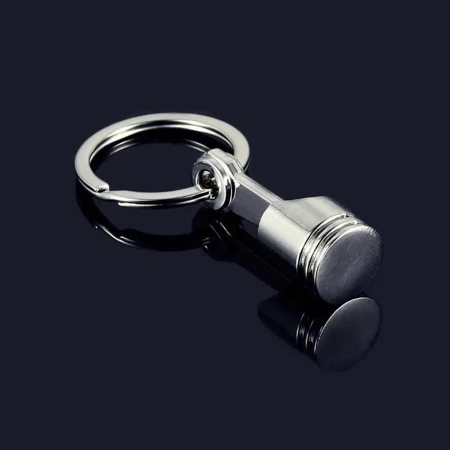 metal Car Auto parts Piston shape keychain