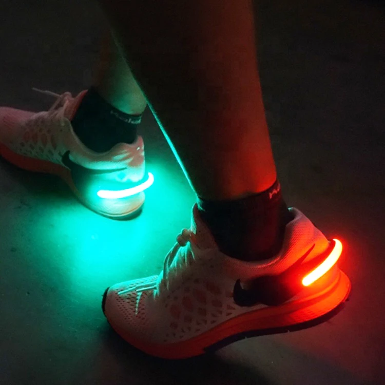 Super Bright Outdoor Night Lighting Flashing Safety Running Shoes Clip Lamp Led Shoe Light
