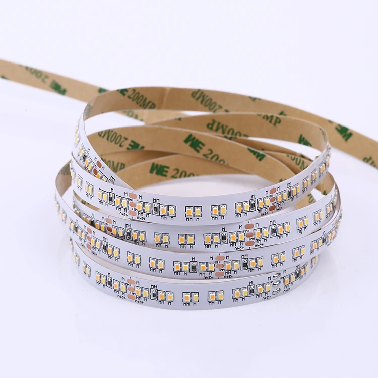 Bicolor tira de led a prueba de agua 240leds/m outdoor 12v 24v smd 2216 waterproof flexible led light strip