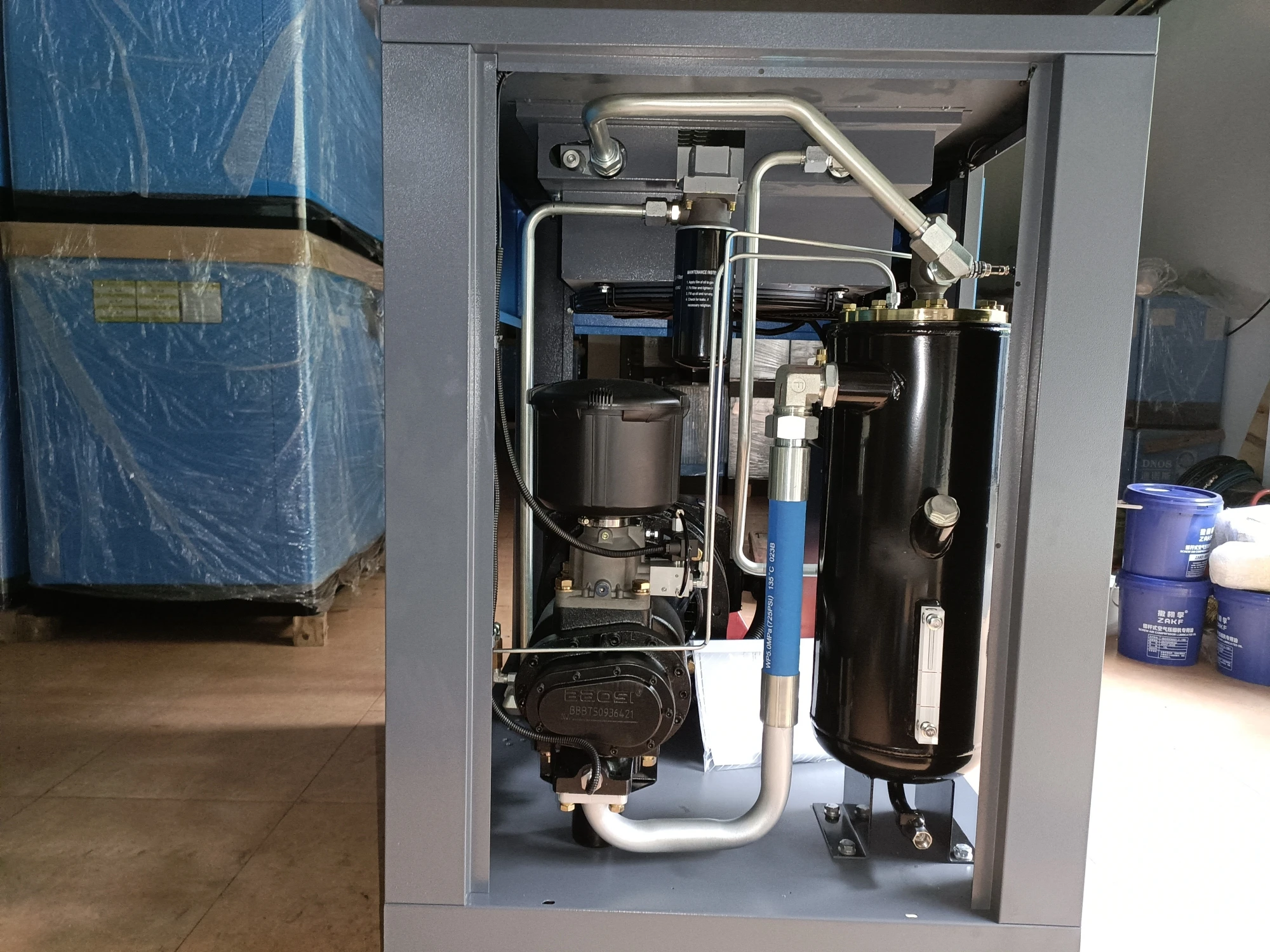 Industrial 22kw 30hp Silent Fixed Speed Customized Stationary Rotary Screw Air Compressor For Industry