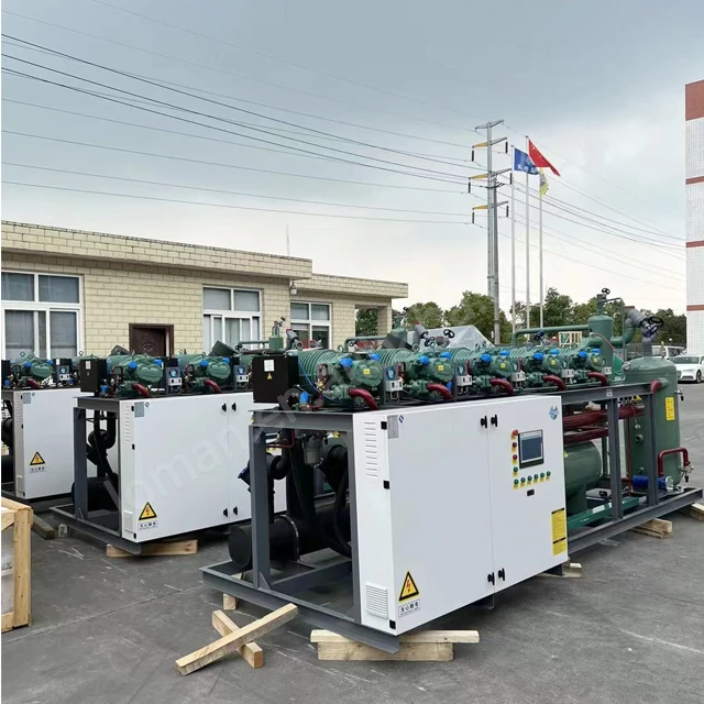 Loman Germany Bit-zer Original semi hermetic refrigeration  screw compressor HSN95103-280 280HP china price