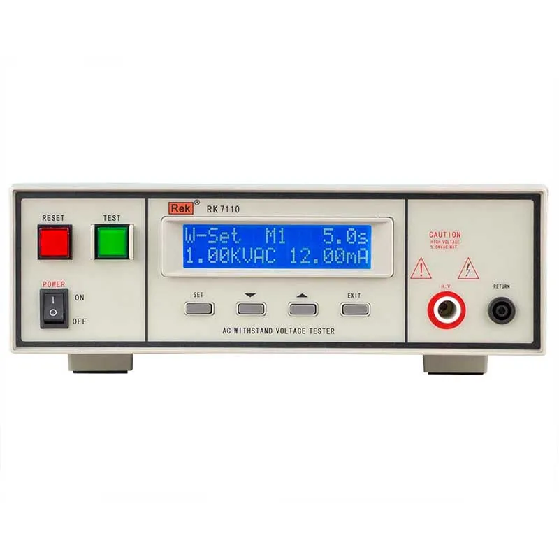 wholesale good quality  Rek RK7110 AC dc Programmable withstanding voltage tester hi-pot tester / PLC Interface