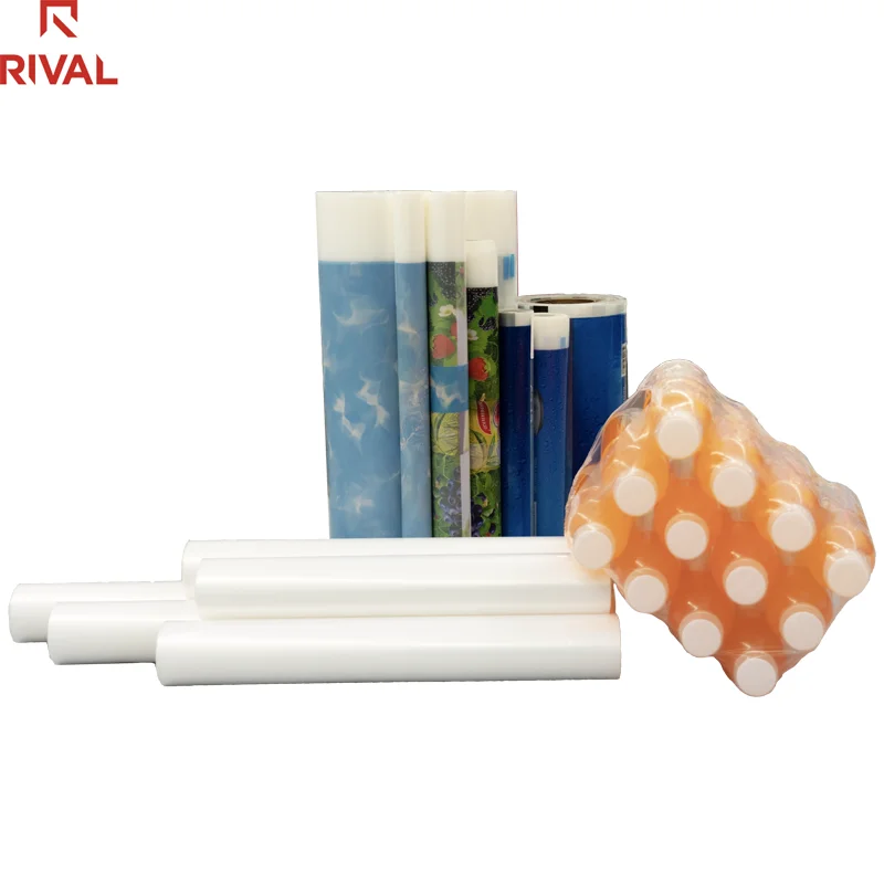 Heat Shrink Film Plastic Film For Bottle Shrink Wrap Sleeves Wrapping Film Roll