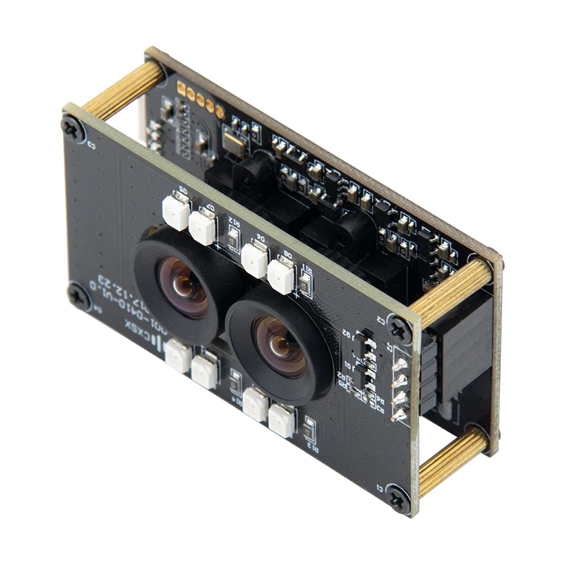 RGB+IR Dual Lens Camera Module with 1080p High Definition and Low Illumination for Access Control and Face Recognition