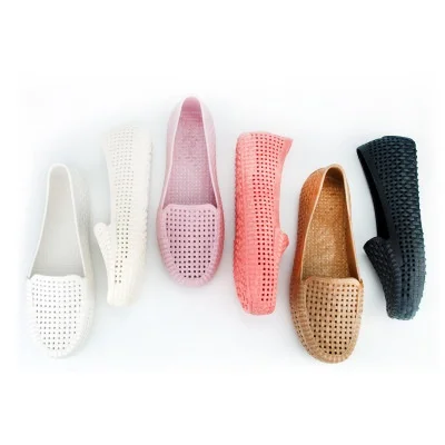 
Women slippers sandals breathable hollow out sandal jelly chaussures wholesale fashion weaving casual shoes slippers for women 