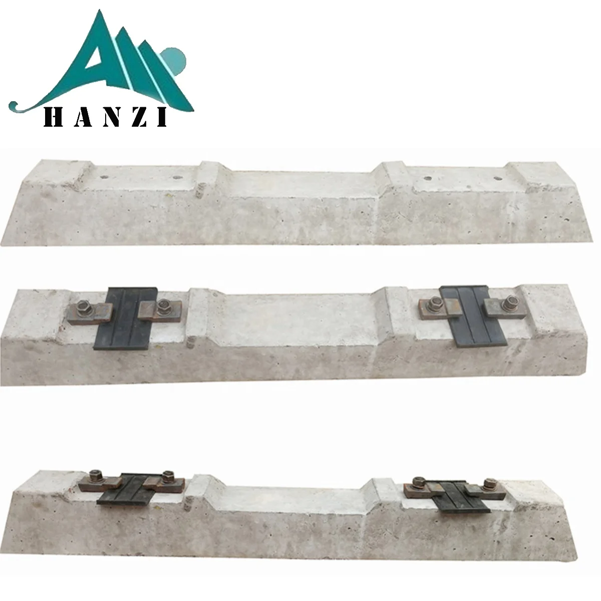 Steel Rail Concrete Sleeper For Railroad Railway