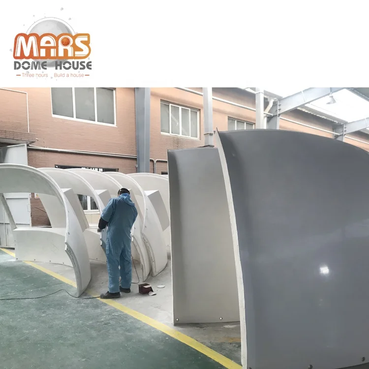 Off Grid Foldable Tiny Prefab Dome Cabin Houses For Camping Accessories