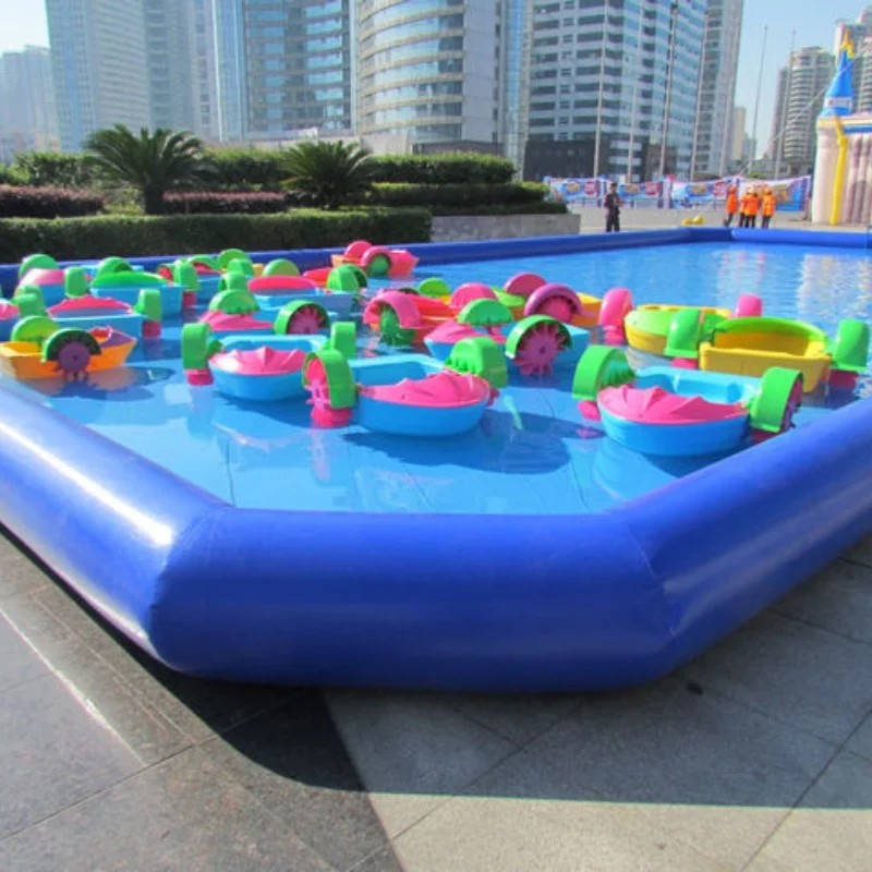 Cheap plastic small hand pedal boat kids economy hand paddle boats for sale