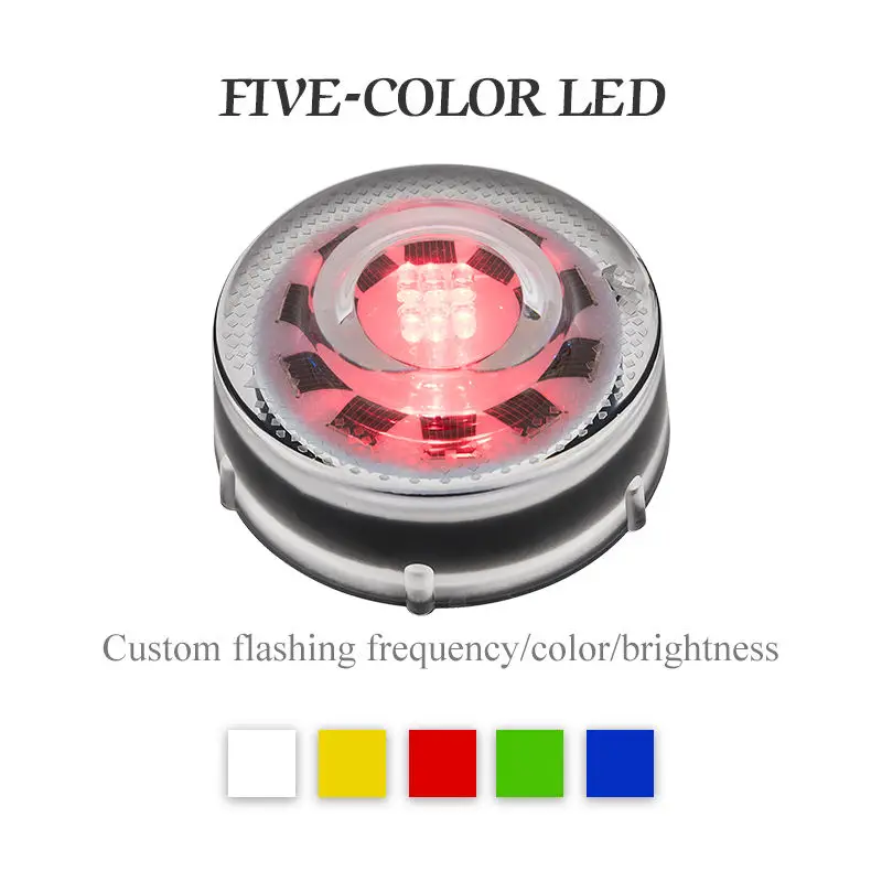 Glass road stud parks and gardens Aluminum led solar road stud  Led solar power glass road studs