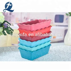 Oem Home Beautiful Dinnerware Stoneware Ceramic Oven Safe Large Loaf Baking Pan