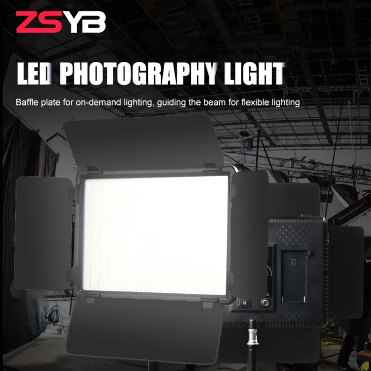 ZSYB Photographic Lighting P900 Rechargeable 50watt Professional Photography Led Flat Panel Video Light For Vlog YouTube tiktok
