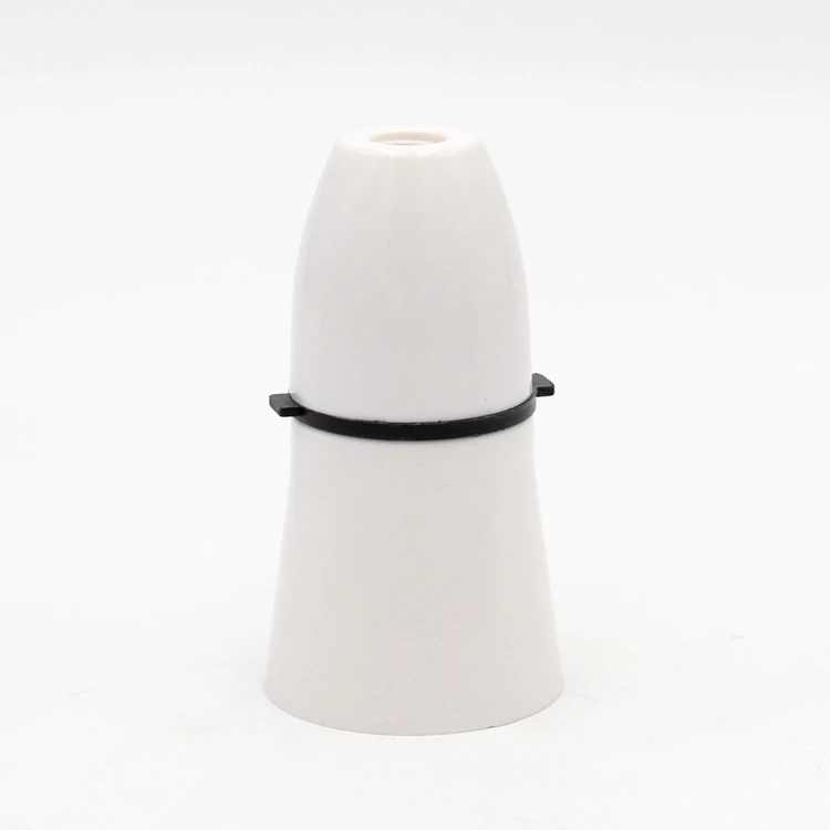 Non Switched B22 Standard Light Socket Black White Pendant Lamp Holder