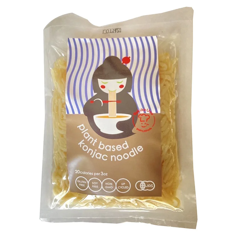 Japanese custom gluten free organic bag plant konjac noodles
