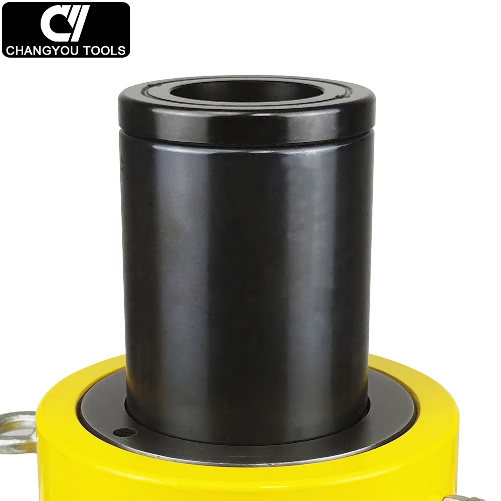 RCH-60100 Hydraulic Cylinder Jack with Center Hole Hollow Plunger Single Acting Hydraulic Ram Cylinder OEM Customized Support
