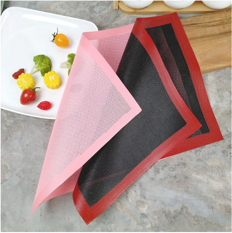 Hot sale wholesale 40*30cm  60*40cm cooking non-stick microperfored silicone pastry baking mat