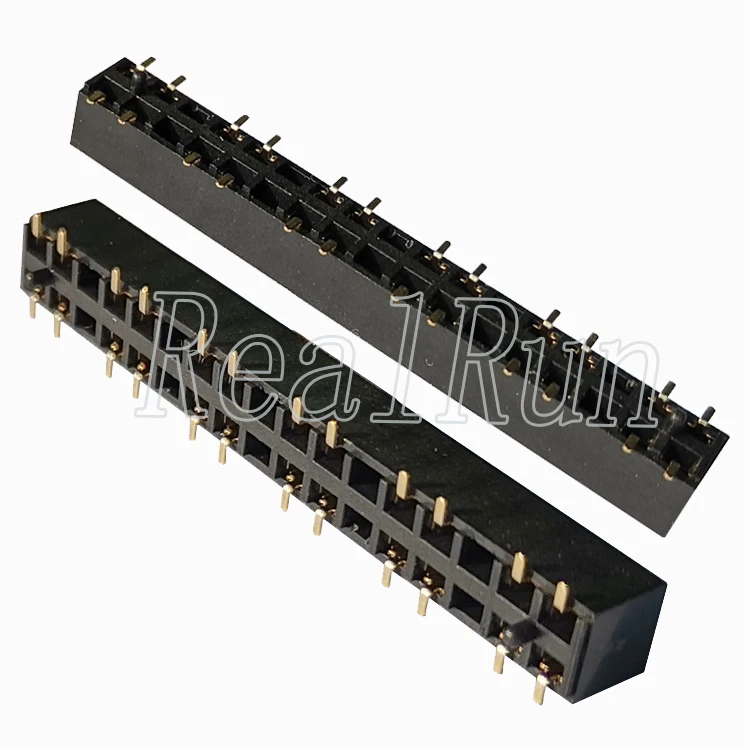 Female Pin Header Connector 254mm 15 127 20 254mm 240pin Single Dual Row Smt Type Female Header Pcb Connector Pin Header