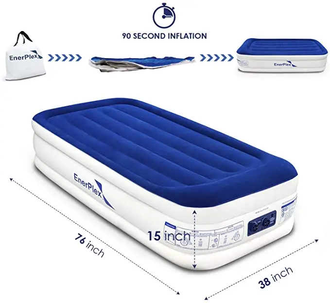 Cheap Twin Air Mattress inflatable sofa chair Travel Home Luxury 15-Inch Double Height air sofa inflatable Bed living room sofas