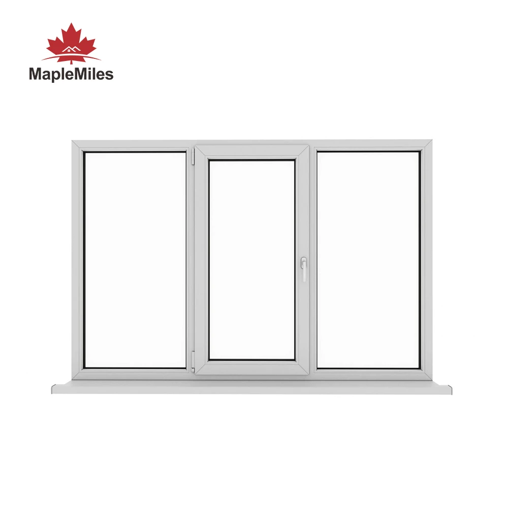 Maplemiles 600x600 Custom Design Thermal Break Double Tinted Glazed Pvc Balcony Sliding Windows