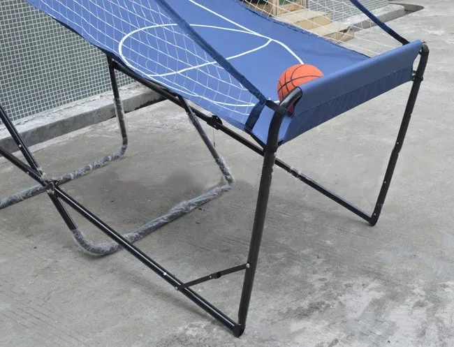 Indoor Outdoor Led Scoring System Arcade Sounds Kids Adults 2 Players Folding Basketball Shot Electronic Arcade Game Machine