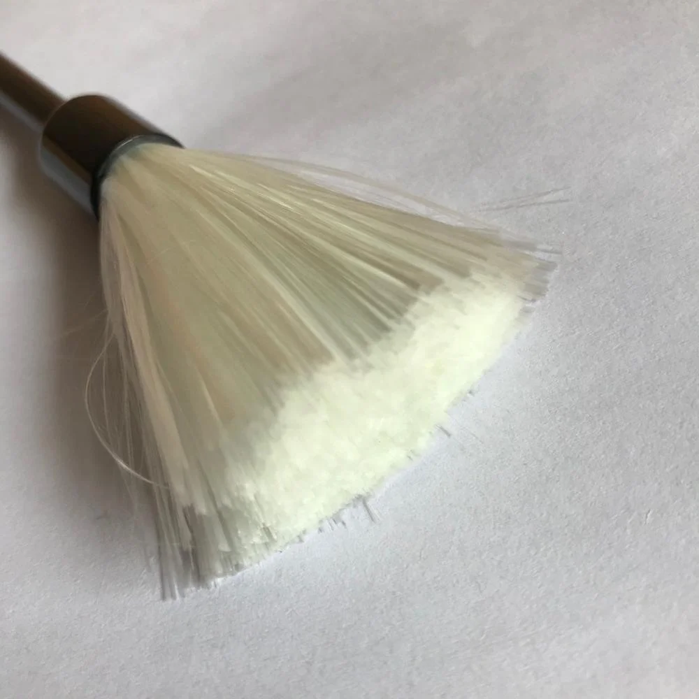 Factory Price Customized Logo Accepted Medical Forensic Use Professional White Color Fiberglass Latent Fingerprint Brush
