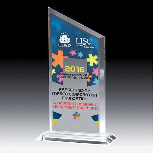 Оптовая продажа акриловых наград на заказ заводская цена награда пустой с/без основания