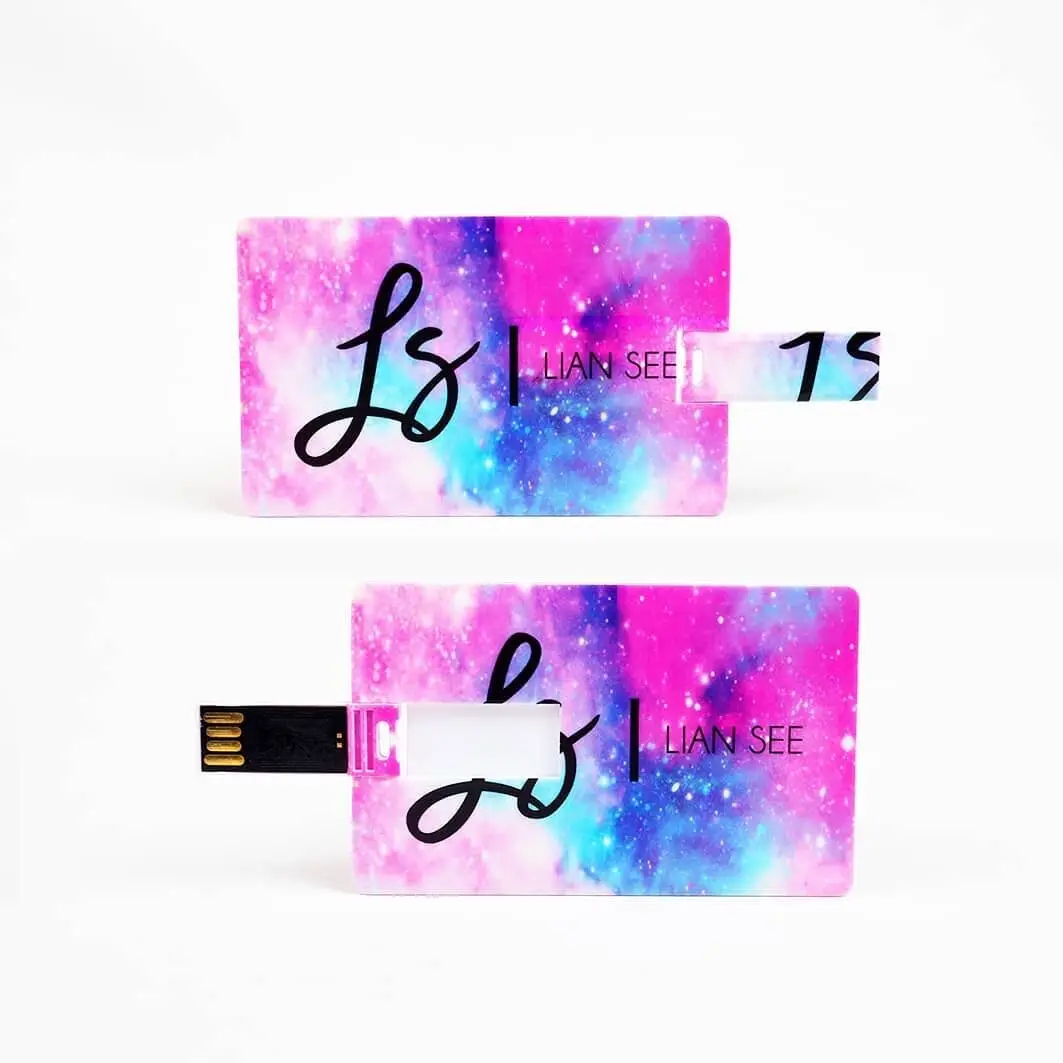 
Promotional Credit Card Memorias USB Flash Drives Customized Logo Printing Business Card USB Stick Cheap Card Pendrive 