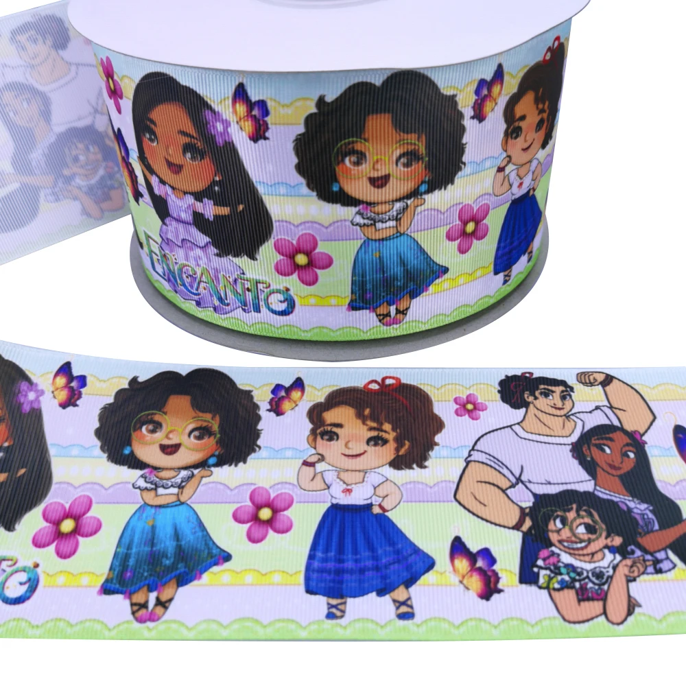 RIMIS Ribbons 75mm  Custom Printed Popular Movie Designs Grosgrain Ribbon For Gift