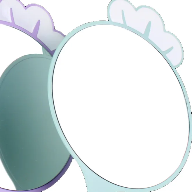 Customized Desk Mirror Vanity Big Round Table Makeup Mirror Radish Round  Makeup Mirror