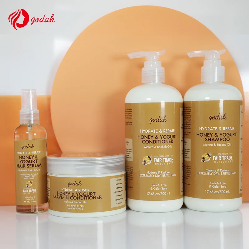 Golden Supplier Natural Formulated  No sulfates, silicones, parabens, & gluten mini hemp shampoo & conditioner