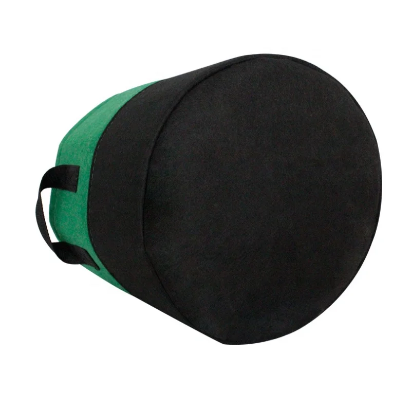Non Woven Fabric Round Plant Pot Plant Pouch Root Container Grow Box Aeration Container Garden Vegetables Flower Grow Bags