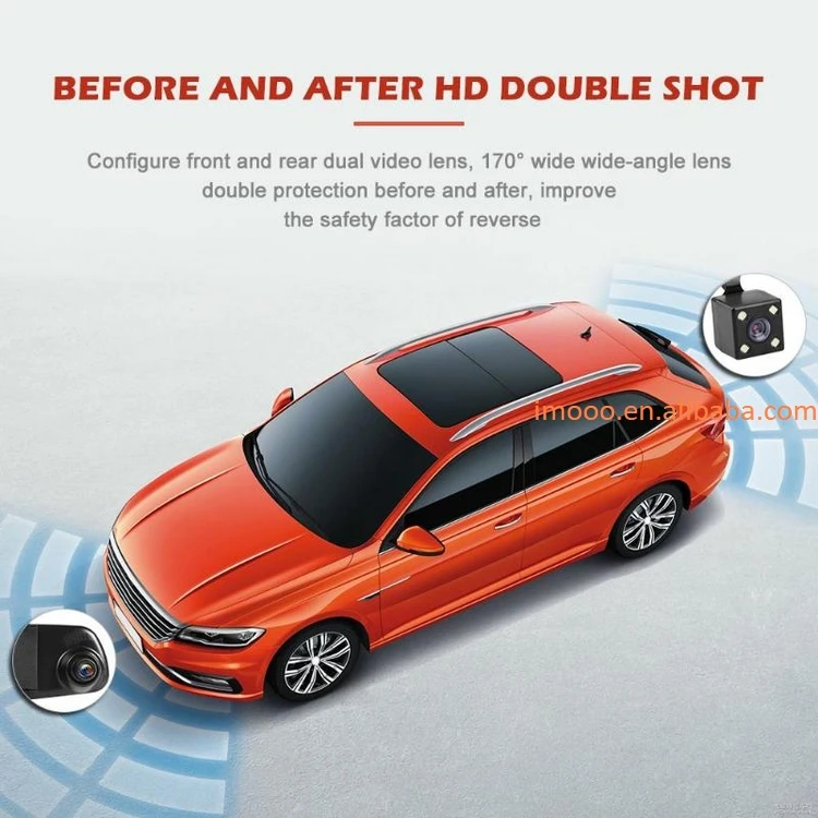 Factory Price Car Black Box Full HD 1080P Car Dvr Camera Auto 4.3 Inch Rearview Mirror Dash Cam Black Box Camcorder