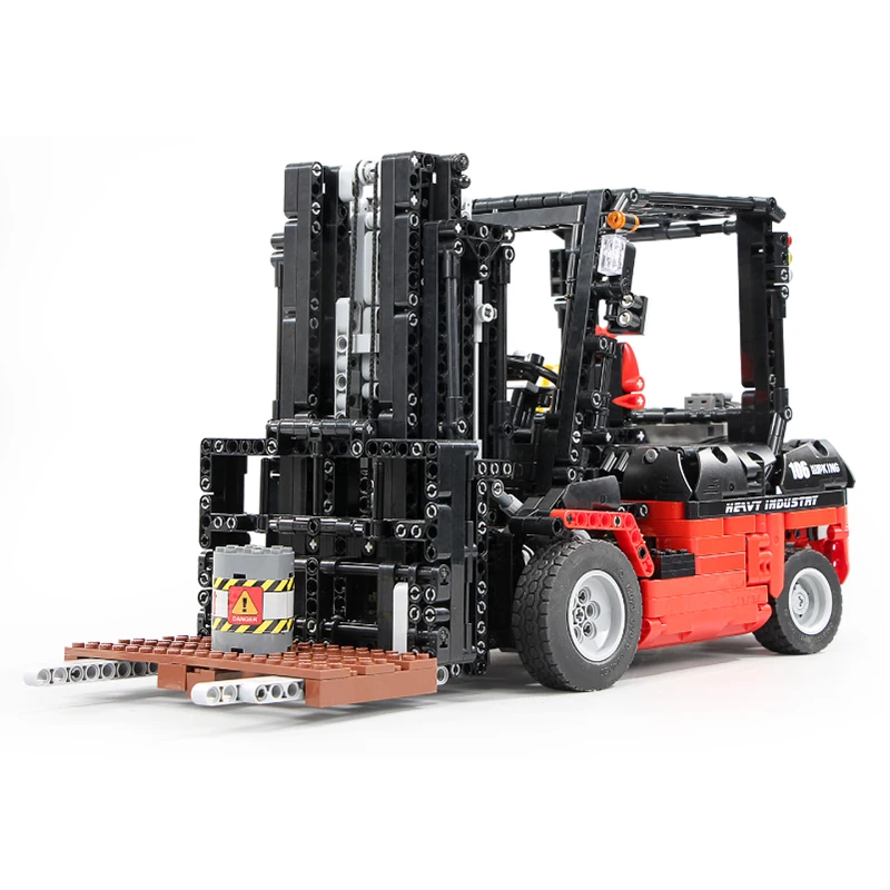 Mould King 13106 Lift Truck Building Set to Build Collections Enthusiasts with Motor/APP Remote Control Kits MOC Building Blocks