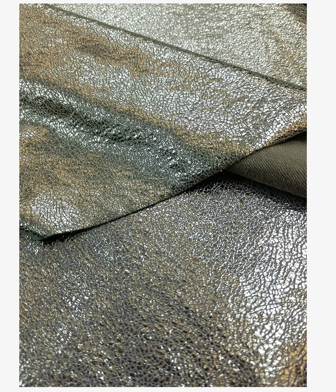 stamping cantaloupe pattern shiny suede knit fabric cheap sandvik materials technology sofa bag and garment for shirk and jacket