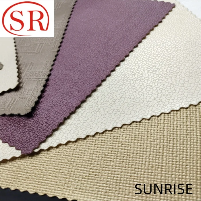 Manufacturer Custom Square Printed PVC Artificial Leather Wear Resistant For Bags