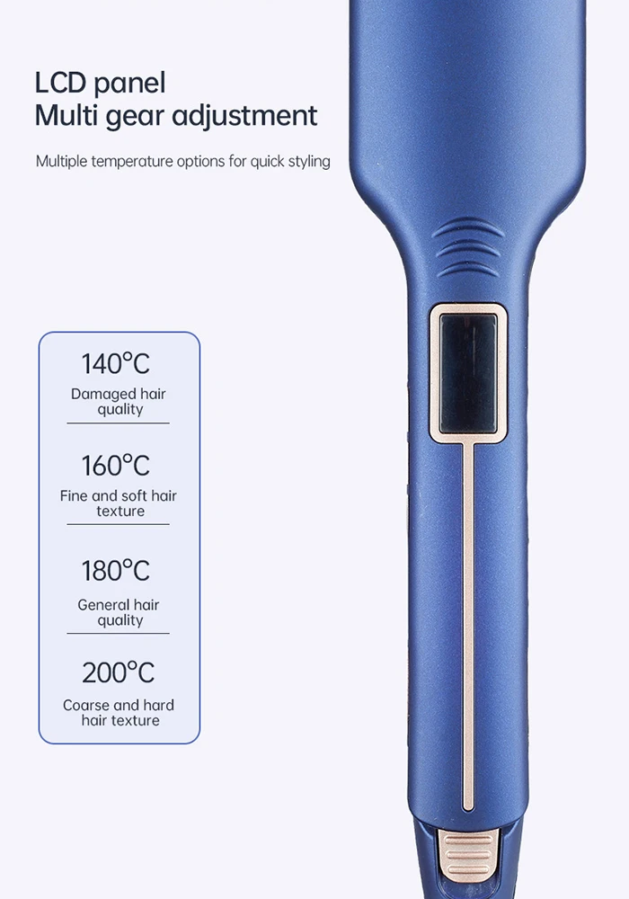 High Quality Mini Fast Titanium Plate Dryer Creative Automatic Wide Hair Curler Electric Straightener Iron Air Cushion Styler