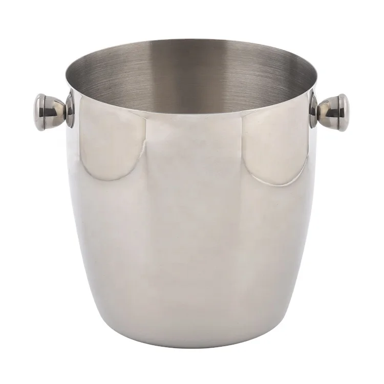 E-FINE Amazon 2022 Ведерко для льда из нержавеющей стали металлические шампанского бутылки вина ведра