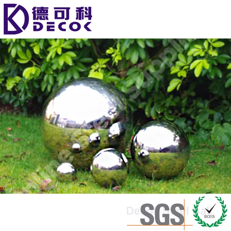 polished stainless steel metal hollow 50cm steel sphere