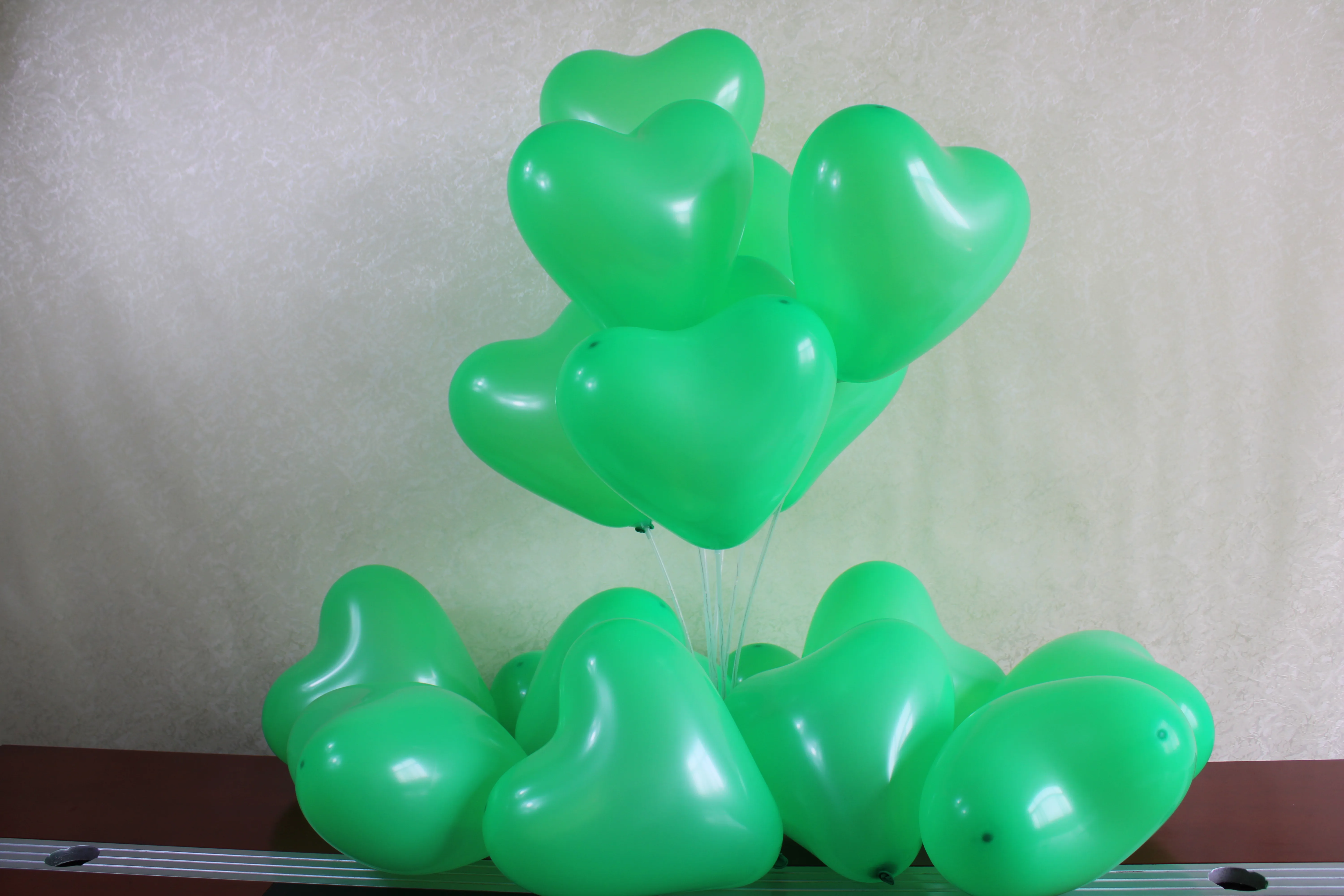 haolin 10inch 2.2g standard/metallic/macaron heart latex balloons