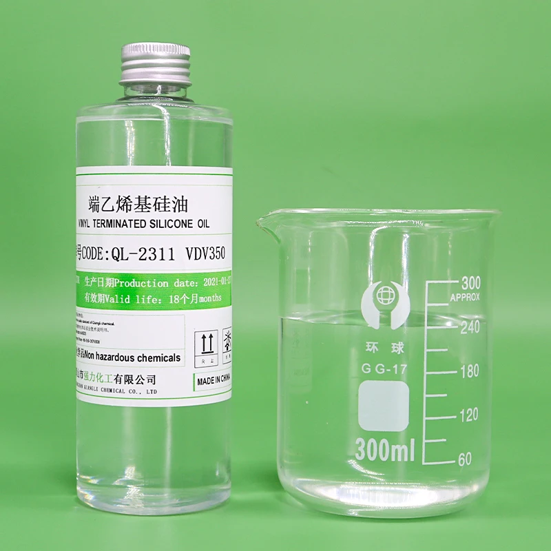 350 CST Used as a base material for producing high temperature Vinyl terminated silicone oil  Used to make liquid silicone rubbe
