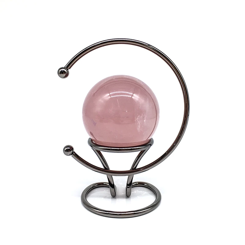 Wholesale Natural Crystal Sphere polished rose quartz balls heading pink crystal large sphere for home decoration and gifts