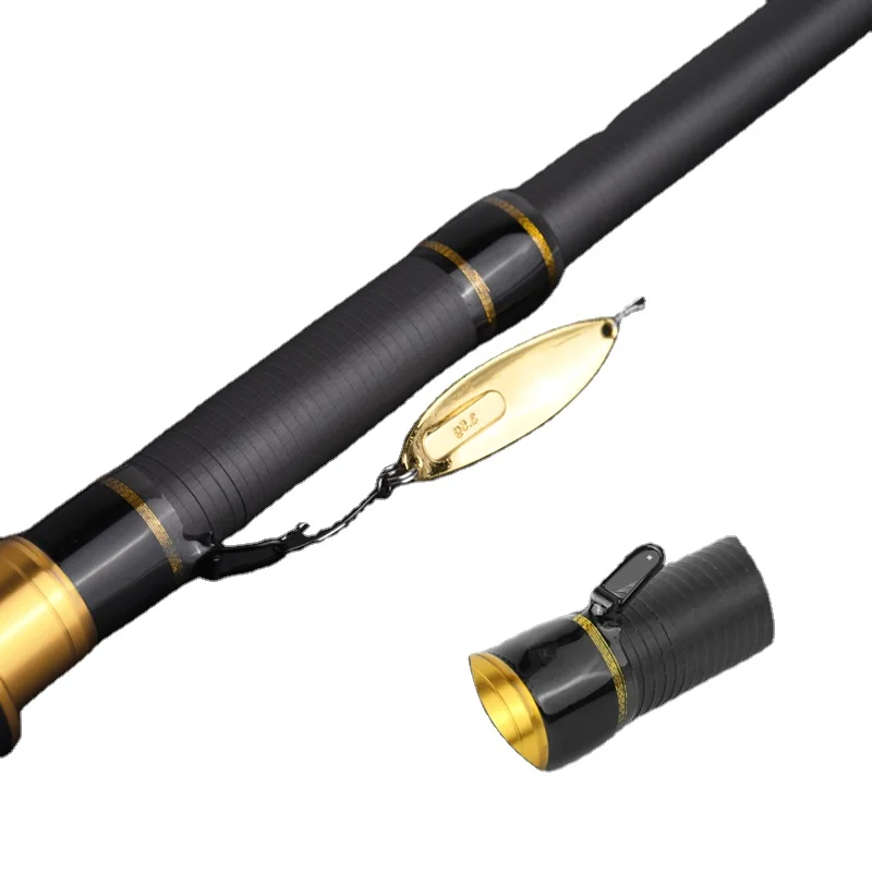 
Carbon Fiber 6 10ft Butt Hollow 2 1 Section 6.3m Combination Mini Pen Fishing Rod 
