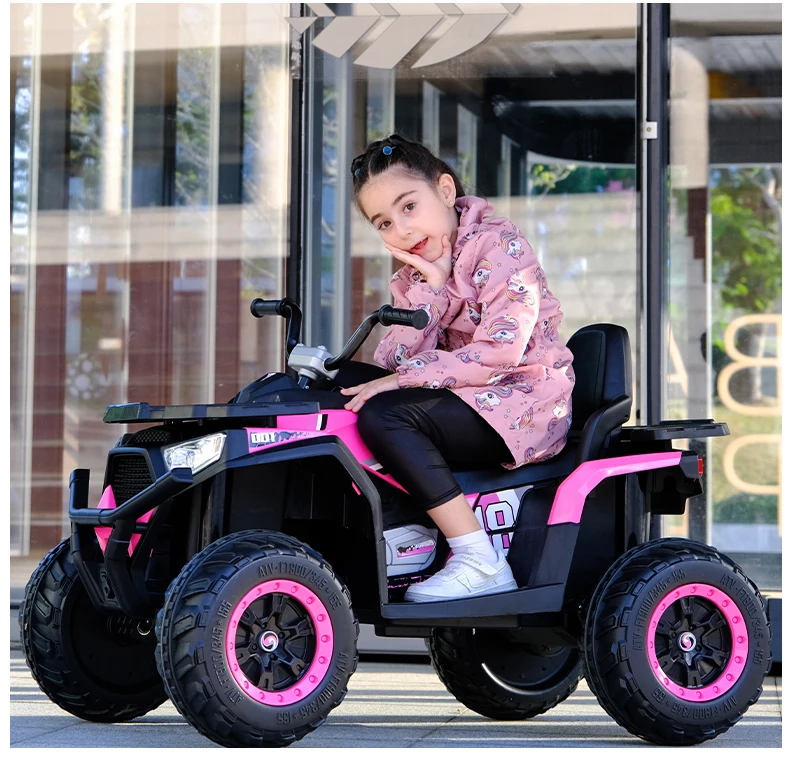 Motorized Pink Remote Control Rc Car For Kids