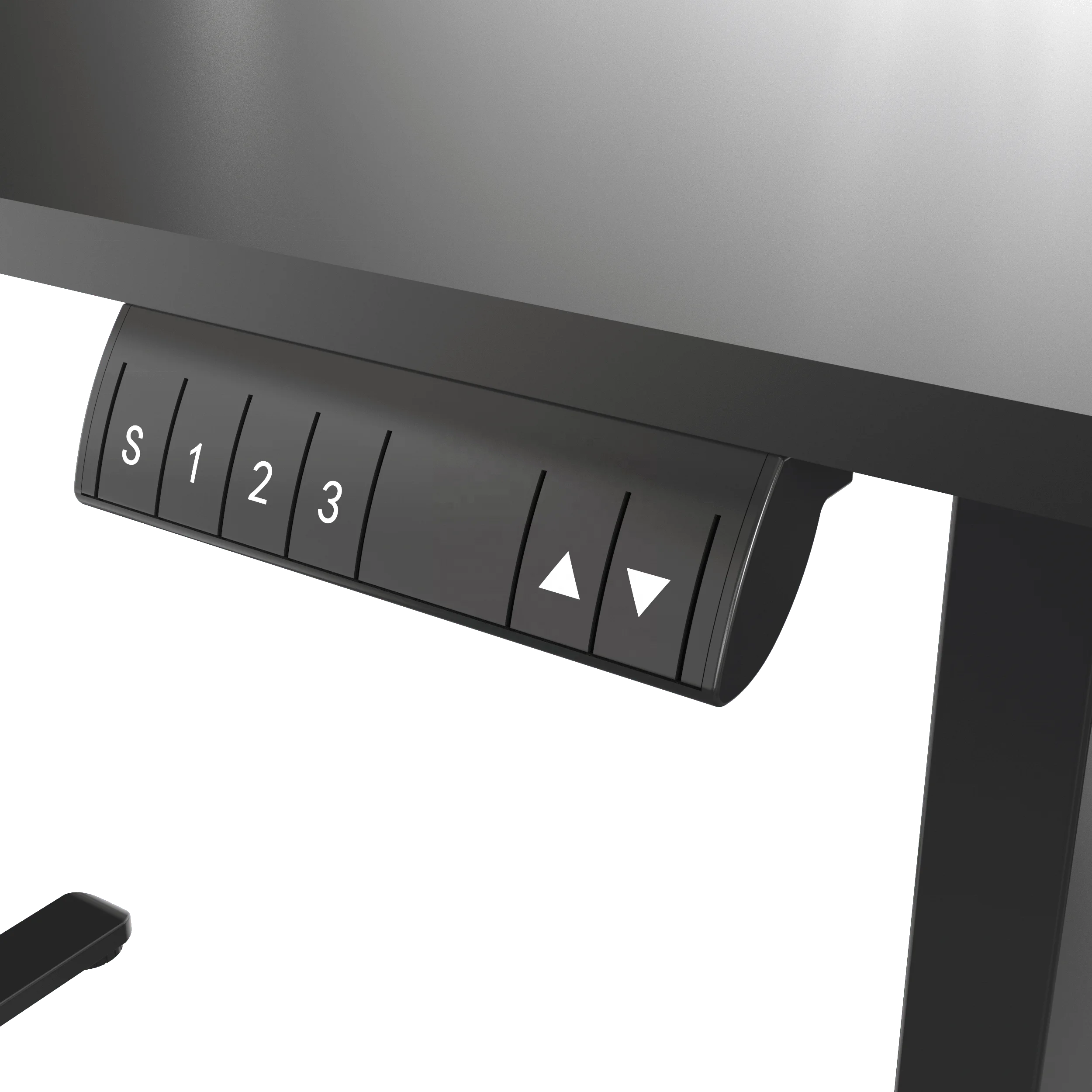 V-mounts Ergonomic electric standing desk for office with Micro-adjustable foot pad design JSD2-02-D-1P