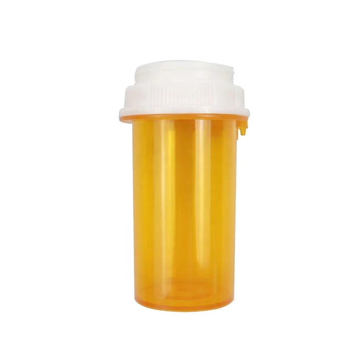 40DR Thumb Tab Reversible Caps Medicine Pill Prescription Bottles Vials Containers