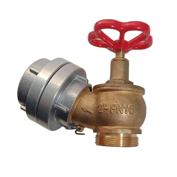 China factory 2inch 2.5inch brass fire hydrant angle valve for sale
