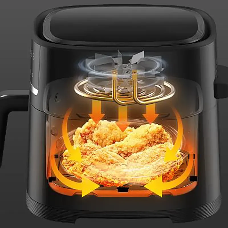 Xiaomi MI Smart Air Fryer Electric 6L Home Multifunctional French Fries Maker Oven Large Capacity Cooking Air Fryer Oven Digital