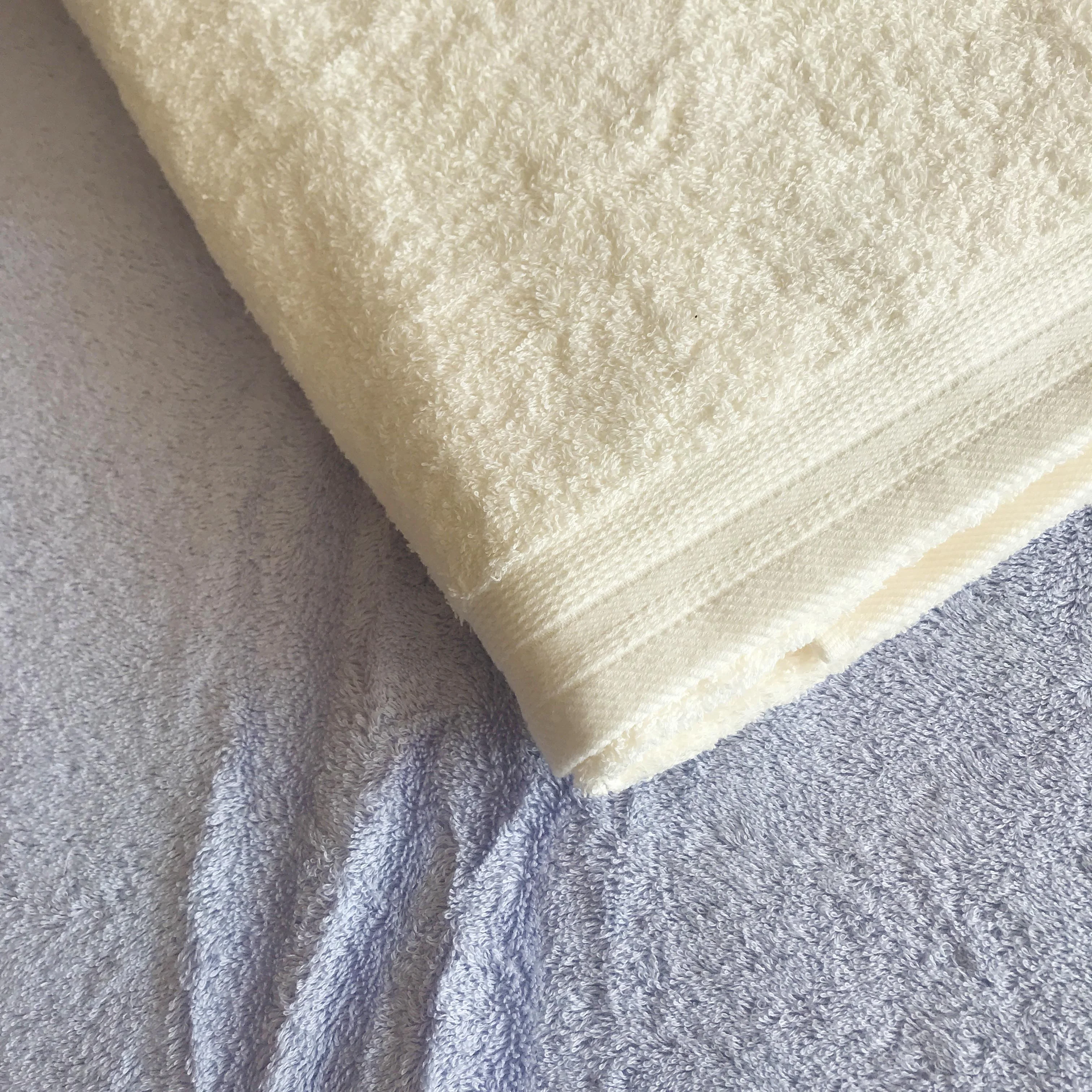 High Quality Custom Logo 100% combed Cotton Terry Hotel Bath Towel Hand Face Towel Set Home Travel Bath Towel